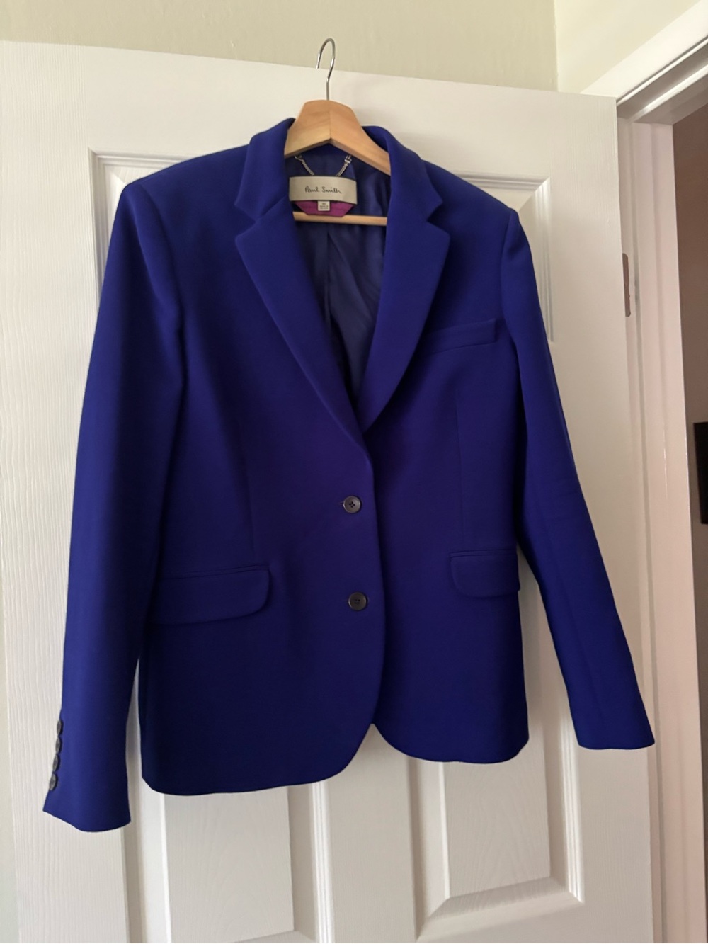 Paul Smith Women's Cobalt Blue Tailored Blazer